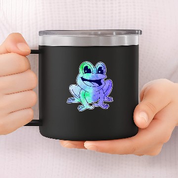 Discover Frog Pet Colorful frog toad weather 14oz Stainless Steel Tumblers