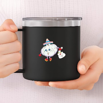 Discover nurses Job Cinco De Mayo Customs Funny Garlic Surgeon nurses Lovers Baseball Tees 14oz Stainless Steel Tumblers