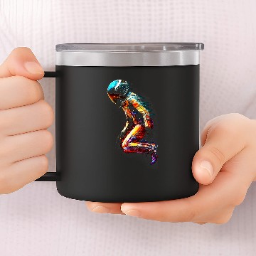 Discover Astronaut Job Space Mars Planets Astronaut Graphic Tees 14oz Stainless Steel Tumblers