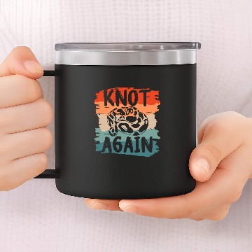 Discover Python Pet Knot Again Ball Python Snake Pythons Reptile Zip 14oz Stainless Steel Tumblers