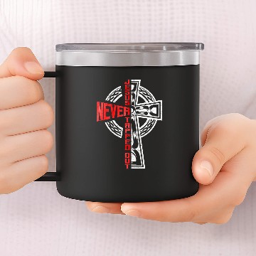 Discover Sport Wrestling Jesus Never Tapped Out Christian Faith Wrestling 14oz Stainless Steel Tumblers