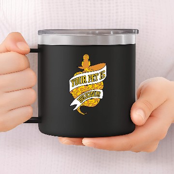Discover Python Pet Your Pet Is Delicious Pythonidae Breeder Banana Ball Python 1 Zip 14oz Stainless Steel Tumblers