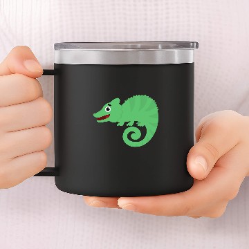 Discover Chameleon Pet 2 Baseball Tees 14oz Stainless Steel Tumblers