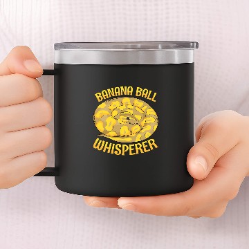 Discover Python Pet Banana ball whisperer Quote for a Banana ball python breeder Baseball Tees 14oz Stainless Steel Tumblers