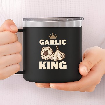 Discover Garlic King 2Garlic Lover 14oz Stainless Steel Tumblers