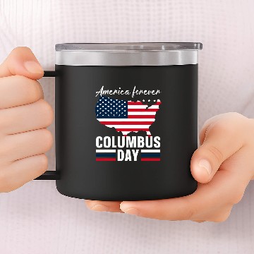 Discover 1492 Christopher Columbus Day 14 14oz Stainless Steel Tumblers