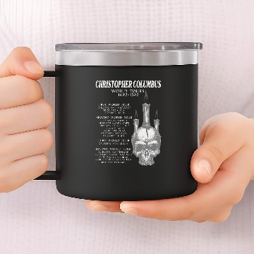 Discover Explorer Christopher Columbus World Tour History Buff 14oz Stainless Steel Tumblers