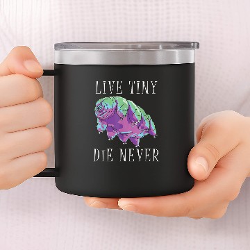 Discover Bear Pet Live Tiny Die Never Water Bear Graphic Tardigrade Science Baseball Tees 14oz Stainless Steel Tumblers
