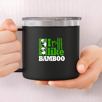 Discover Panda Pet i like bamboo Baseball Tees 14oz Stainless Steel Tumblers