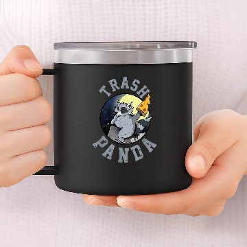 Discover Raccoon Pet Trash Panda Raccoon Baseball Tees 14oz Stainless Steel Tumblers