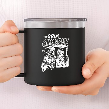 Discover Bartender Job The Grim Creeper Creepy Cute Dark Humor Bartender Zip 14oz Stainless Steel Tumblers