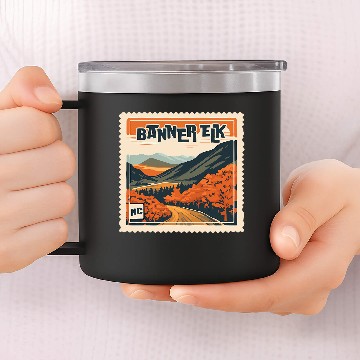 Discover Banner Elk NC Mountain Banner Elk NC Travel Hiking Vacation 14oz Stainless Steel Tumblers