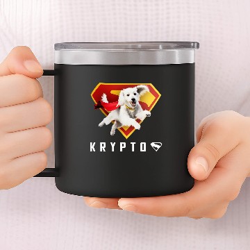 Discover Superman Krypto Shield Baseball Jerseys 14oz Stainless Steel Tumblers