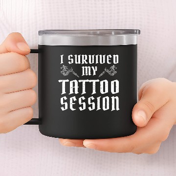 Discover Funny Tattooed Apparel Ink Master Tattoo Pen Machine Baseball Tees 14oz Stainless Steel Tumblers