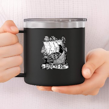 Discover Born to raid Viking Baseball Tees 14oz Stainless Steel Tumblers