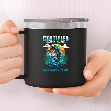 Discover certified master baiter lake harry palms Baseball Tees 14oz Stainless Steel Tumblers