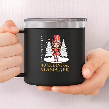 Discover Hotel General Manager Christmas Classic Female Nutcracker Baseball Tees 14oz Stainless Steel Tumblers