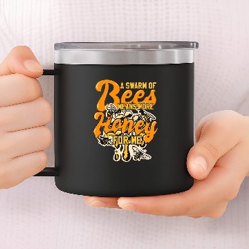 Discover Hive Honey Bee Beekeeper Beekeeping Baseball Tees 14oz Stainless Steel Tumblers