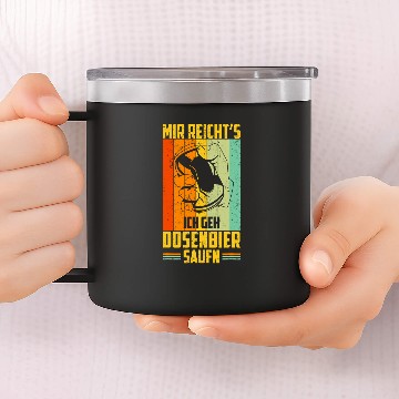 Discover Canned beer alcohol beer beer cans booze drinker 23 Baseball Tees 14oz Stainless Steel Tumblers