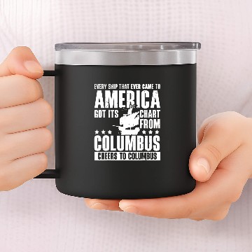 Discover Christopher Columbus Italian American Happy Columbus Day 27 14oz Stainless Steel Tumblers
