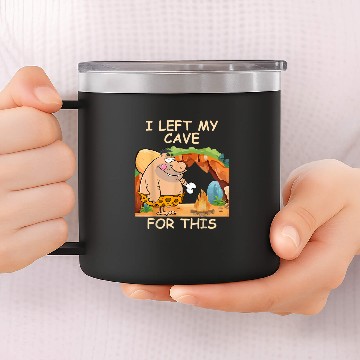 Discover Caveman I Left My Cave For This Costume Baseball Tees 14oz Stainless Steel Tumblers