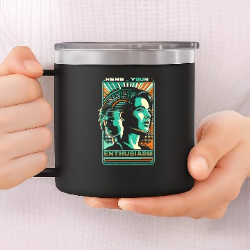 Discover Herb Your Enthusiasm Funny Graphic Tees Baseball Tees 14oz Stainless Steel Tumblers