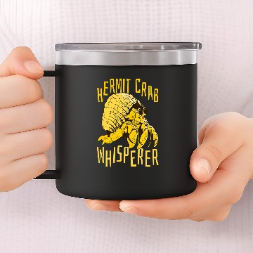 Discover Hermit Crab Whisperer 1 14oz Stainless Steel Tumblers