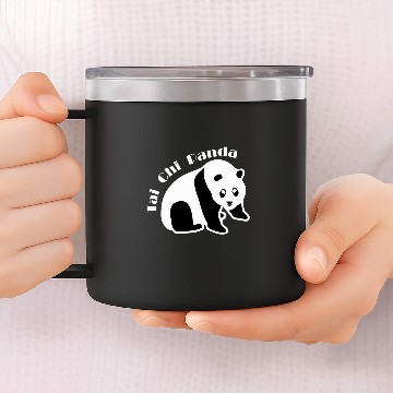 Discover Panda Pet Tai Chi Panda 1 14oz Stainless Steel Tumblers
