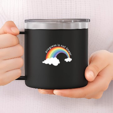 Discover Sped Teacher Paraprofessional Progress Is Not Linear Baseball Tees 14oz Stainless Steel Tumblers