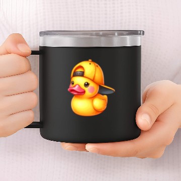 Discover Duck Pet Ducklings Bath Duck Quacking 172 Baseball Tees 14oz Stainless Steel Tumblers