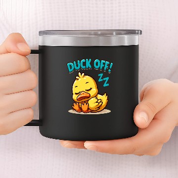 Discover Duck Pet Ducklings Bath Duck Quacking 165 Zip 14oz Stainless Steel Tumblers