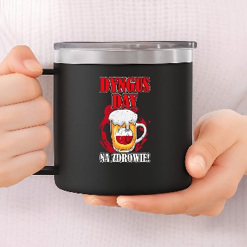 Discover Beer Fun Dyngus Day Polish Drinking Beer Mug 7 14oz Stainless Steel Tumblers