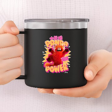 Discover Panda Pet Turning Red Panda Power Baseball Tees 14oz Stainless Steel Tumblers