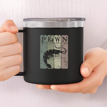 Discover Shrimp Prawn Periodic Table Elements Seafood Shrimp Retro 2 Baseball Tees 14oz Stainless Steel Tumblers
