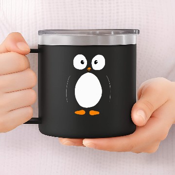 Discover Penguin Pet Animal environment seabird cute climate change Baseball Tees 14oz Stainless Steel Tumblers