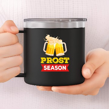 Discover Beer Fun Prost Drinking Beer Drinker Party Bar Crawl Pub Drinking 1 14oz Stainless Steel Tumblers