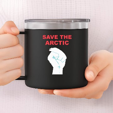 Discover Bear Pet Save The Arctic Cool Polar Bear Resist Baseball Tees 14oz Stainless Steel Tumblers