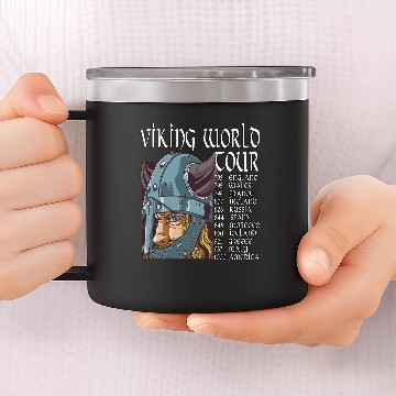 Discover Viking Tour Vikings Valhalla Odin 1 Baseball Tees 14oz Stainless Steel Tumblers