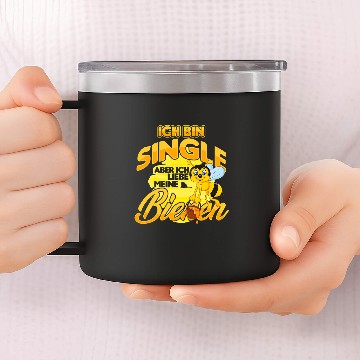 Discover Single beekeeper beekeeping beekeeping bees honey bee honeycomb gift Baseball Tees 14oz Stainless Steel Tumblers