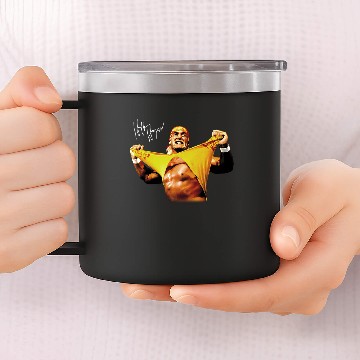 Discover Hulk Hogan Hulkamania 14oz Stainless Steel Tumblers Tribute