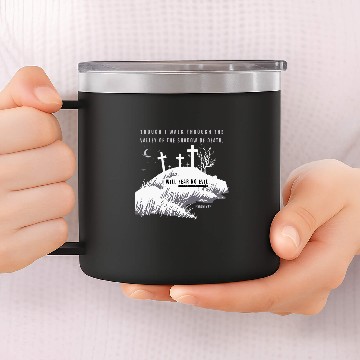 Discover Christian Halloween   Fear No Evil 14oz Stainless Steel Tumblers