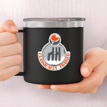 Discover Classically Trained Stick Shift Carguy Manual Driver Racing 14oz Stainless Steel Tumblers
