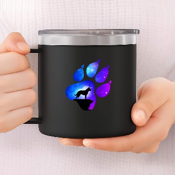 Discover Australian Cattle Paw Dog Lover Mom Dad 14oz Stainless Steel Tumblers