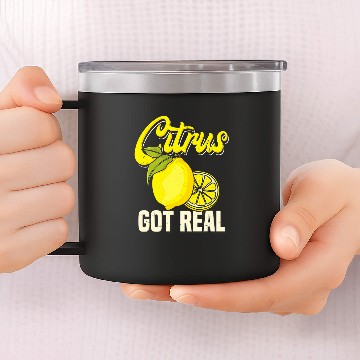 Discover Citrus Got Real 2I Waiter Gift Baseball Tees 14oz Stainless Steel Tumblers