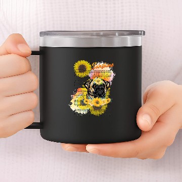 Discover Bull Mastiff You Are My Sunshine 14oz Stainless Steel Tumblers