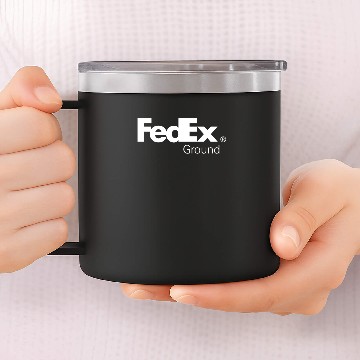 Discover FedEx Ground Quick-Dry 14oz Stainless Steel Tumblers
