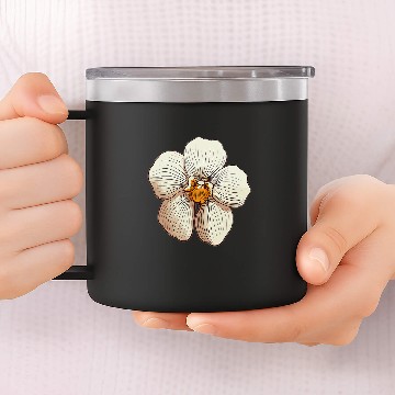 Discover Florist Floral Designer Arty Orchids Baseball Tees 14oz Stainless Steel Tumblers