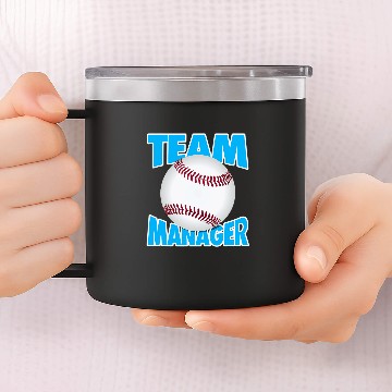 Discover Baseball Team Manager Softball Team Manager 14oz Stainless Steel Tumblers