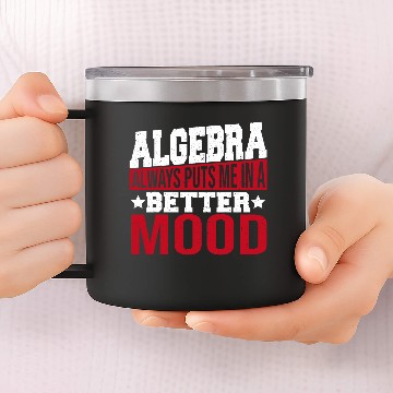 Discover Formulas Math Teacher Algrebra Baseball Tees 14oz Stainless Steel Tumblers