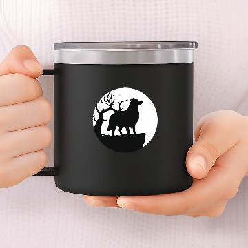 Discover Border Collie Dog Breed 65 14oz Stainless Steel Tumblers